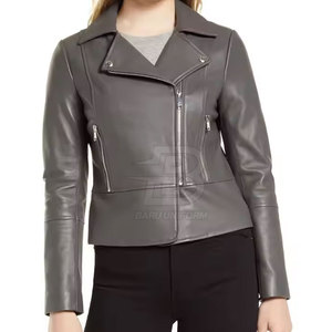 Chaqueta de cuero superventas Chaquetas de cuero Moq bajo Nueva llegada Chaquetas de cuero impermeables para mujer - Product Image 5