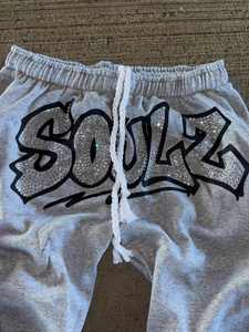 Conjuntos de Ropa Deportiva de Invierno con Capucha y Pantalones Deportivos de Felpa con Bordado de Diamantes Apilados de Gran Peso, Impresión Digital de Alta Calidad - Product Image 4