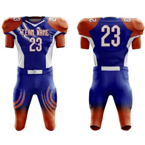 Nouvelle arrivée, uniforme de football américain respirant, grande taille, pour hommes, personnalisable avec le nom et le logo de l'équipe, vente en gros - Product Image 4