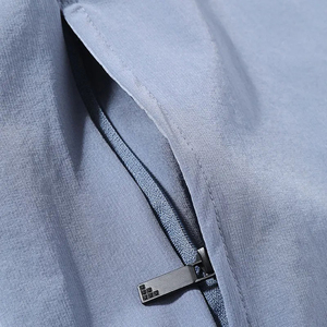 Veste à fermeture éclair à col montant et à séchage rapide pour hommes, entraînement sportif à manches longues pour le printemps, l'automne et l'hiver - Product Image 5