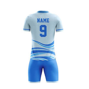 Tenue de sport d'automne, uniforme de football très vendu, entraînement estival, 100% polyester respirant, technique de coupe automatisée pour unisexe - Product Image 2