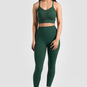 กางเกงเลกกิ้งแบบเรียบง่าย เอวยืดหยุ่น พิมพ์ลาย คุณภาพสูง เป็นมิตรกับสิ่งแวดล้อม แห้งเร็ว กระชับ รองรับการเคลื่อนไหว ยืดหยุ่น สวมใส่สบาย - Product Image 3