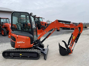 รถขุดขนาดเล็ก Kubota U27-4 แบบตีนตะขาบ น้ำหนัก 38 ตัน สำหรับงานก่อสร้าง ฟาร์ม และจัดสวน - Product Image 1