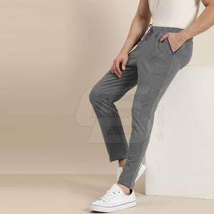 Pantalones de chándal ajustados para hombre personalizados, ropa deportiva informal de lona ligera, cintura media, patrón recto, precio atractivo - Product Image 5