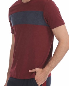 เสื้อยืดคอตตอนหนาน้ำหนักมากสำหรับผู้ชายไซส์ใหญ่ แฟชั่น ระบายอากาศได้ดี ดีไซน์เรียบง่าย พิมพ์ลายพัฟ พิมพ์โลโก้ตามสั่ง - Product Image 4
