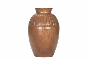 Vase à fleurs en métal antique - Élégance intemporelle et charme scandinave, décoration de mariage écologique faite à la main pour les intérieurs modernes - Product Image 4