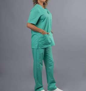 ชุดยูนิฟอร์มพยาบาลแบบสองชิ้นสำหรับผู้หญิง คอตั้ง แขนสั้น ดีไซน์สวยเก๋ สำหรับชุดยูนิฟอร์มโรงพยาบาล - Product Image 2