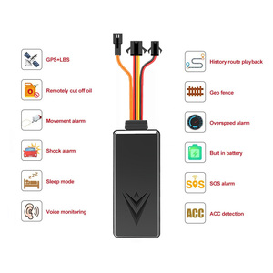 CA004 Fahrzeug-GPS-Tracker 4G Ferngesteuerte Kraftstoffabschaltung SOS-<span class=keywords><strong>Alarm</strong></span> Sprachüberwachung Türalarm für Auto LKW Motorrad - Product Image 3