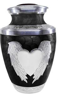 Urnes funéraires modernes faites à la main en céramique naturelle de style américain pour cendres masculines et féminines - Prix de gros pour commémoration et inhumation - Product Image 2