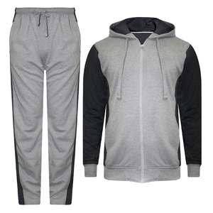 Survêtement d'Hiver Écologique à Manches Longues, Sweat à Capuche de Jogging, Pantalon de Survêtement à Fermeture Éclair, Imprimé Logo, Maternité, Grande Taille, Polaire - Product Image 1