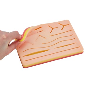 แผ่นเย็บสำหรับฝึกเทคนิคการปิดแผลที่สมบูรณ์แบบสำหรับชุดฝึกเย็บที่เหมาะสำหรับนักเรียนแพทย์และสัตวแพทย์ - Product Image 4