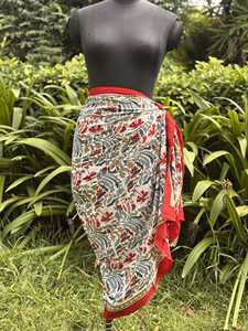 Sarongs de haute qualité à bas prix en gros Pareo personnalisé Robe longue en coton et écharpe pour couvrir les maillots de bain - Product Image 4