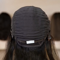 Perruque juive casher israélienne de luxe en cheveux européens vierges bruts non traités, avec dentelle transparente brune, pour femmes
