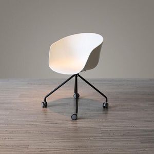 Silla de Plástico de Diseño Minimalista GCFC007 con Respaldo Alto y Base Giratoria Gh Bn Cao Lng Nha Chn Xoay - Product Image 1