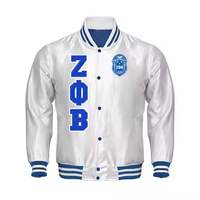 Veste d'hiver réversible en toile vintage personnalisable, imperméable, pour hommes, lettres grecques pour Delta Chi Zeta Sigma Omega Lambda Theta