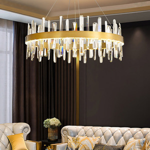 Plafonnier Intérieur Décoratif Moderne de Haute Qualité Lustres Pendentif Dimmable Forme Ronde Nouveau Design - Product Image 2