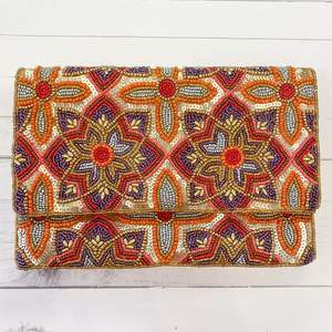 กระเป๋าผู้ช่วยปักลายไม่ซ้ำใครสไตล์โบฮีเมียนกระเป๋าถือคลัทช์มือกระเป๋าซับในดีไซน์แฟนซีขายส่ง - Product Image 4