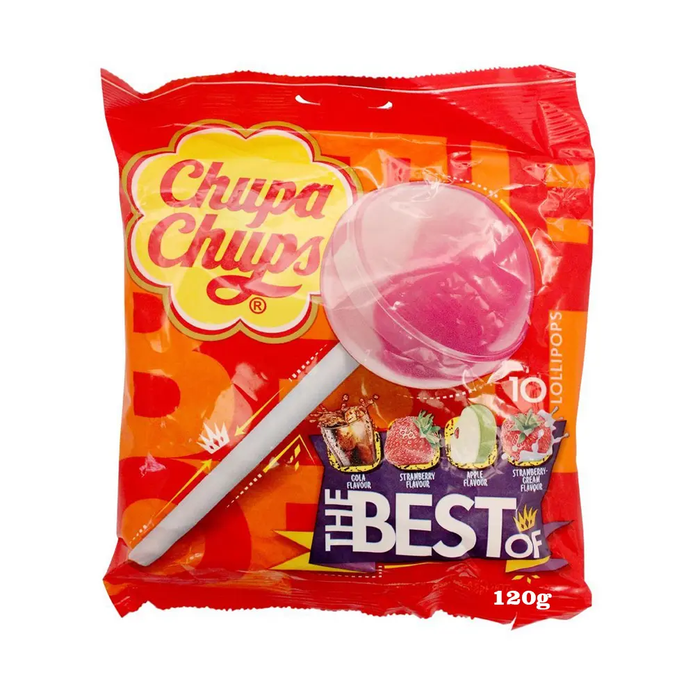 Best of Chupa Chup 120g Mix Eine geschmack volle Reise der Lollipop-Perfektion für jeden Geschmack