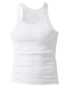 Débardeur Homme en Coton et Spandex Respirant, Tricoté, Ajusté, pour la Maison, le Sommeil, Décontracté, Sexy, Sans Manches, Musculation, Côtelé - Product Image 4