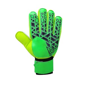 Venta al por mayor de guantes de portero de fútbol antideslizantes de látex personalizados para niños y adolescentes MOQ bajo - Product Image 2