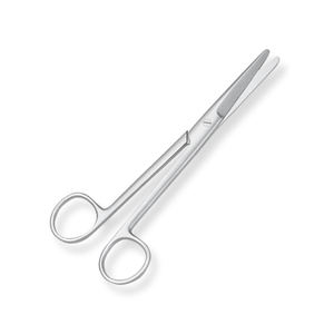 High Quality 24cm Stainless Steel Surgical Instruments Manual <b>Clip</b> Uterine Hysterectomy Scissors Manufacturer And Exporter - Product Image 1