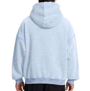 เสื้อมีฮู้ดแบบสวมหัวสำหรับผู้ชาย, ใหม่เสื้อกันหนาวผ้าฝ้าย100% นุ่มพิเศษเสื้อวินเทจโอเวอร์ไซส์ปกเสื้อ - Product Image 2