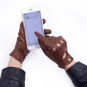 Gants en cuir pour hommes Gants de travail en cuir imperméables pour la conduite de motos Gants de sécurité à la mode pour hommes et femmes - Product Image 4