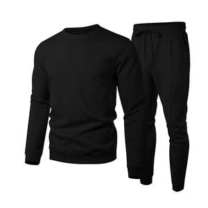 Survêtement en coton de haute qualité-Sweat à capuche et jogger pour hommes - Product Image 2