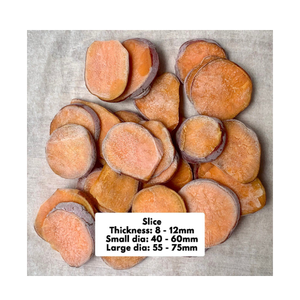 Patate douce congelée de qualité supérieure, best-seller, goût naturel, pour en-cas, dessert, transformation, exportation du Vietnam, patate douce congelée - Product Image 1