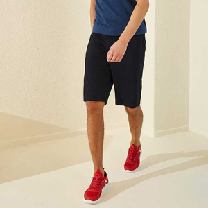 กางเกงขาสั้นผ้าคอตตอนสำหรับผู้ชาย XS ห้าจุดสำหรับฤดูร้อนเสื้อผ้าแนวสตรีทเป็นมิตรกับสิ่งแวดล้อมพร้อมของตกแต่งซักแล้ว - Product Image 6