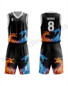 Tenues de basketball sur mesure de haute qualité, respirantes, grandes tailles, séchage rapide, design léger, logo personnalisé imprimé, ensembles d'usine - Product Image 6