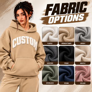 Sweat-shirts à capuche pour femmes en coton 100% de qualité supérieure, streetwear, survêtements, denim, impression en relief, poids lourd - Product Image 6