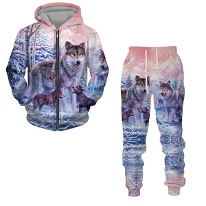 Custom Logo 3D Printed Oversize Pullover Hoodie Men's Winter Streetwear Sublimation Sweatshirt Made of Washed Polyester - Product Image 4