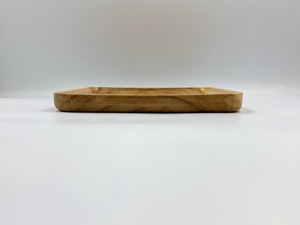 Couleur naturelle 20x20x2cm carré en bois d'acacia plateau de service écologique coins arrondis antidérapant intérieur extérieur utilisation salon - Product Image 5