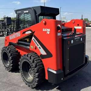 Minicargadora Manitou 2600R 2022 con Retroexcavadora, Bomba Hidráulica Core Moog, Capacidad de Carga de 200 Toneladas, Motor Caterpillar - Product Image 4