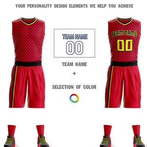 Nouveauté 2024, uniformes de basket-ball pour hommes grande taille de haute qualité, séchage rapide, ensembles personnalisés imprimés, vente chaude - Product Image 6