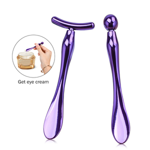 เครื่องมือกัวซาเหล็กช้อนตาทำจากสแตนเลสอุปกรณ์นวดหน้าสัมผัสสูงออกแบบโลโก้ได้ตามต้องการ - Product Image 1