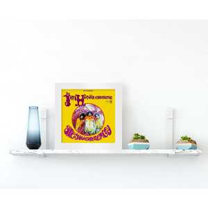 Cadre photo carré en aluminium argenté pour couverture d'album LP 31,5 x 31,5 cm, idéal pour la publicité, en bois - Product Image 2