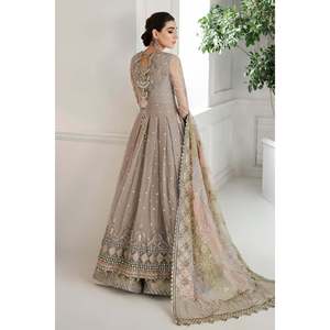 Embroidered Chiffon <b>Net</b> <b>Fabric</b> CH10-08 Unstitched - Product Image 4