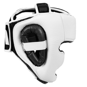 Casque de boxe en cuir PU, protection du visage, fermeture réglable à boucle et crochets, unisexe, adulte, casque de sport - Product Image 4