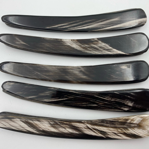 ที่จับมีดสุดหรูเกล็ด100% เขาควายสีอาเกตเทคนิคแกะสลักด้วยมือ - Product Image 1