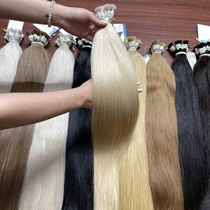 Extensiones de cabello ruso natural de alta calidad virgen sin procesar eslavo doble dibujado de fábrica de Vietnam - Product Image 5