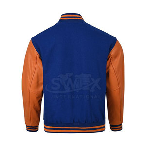 Hombres de alta calidad de cuero de manga Letterman chaqueta/cuero manga Letterman chaqueta de invierno para los hombres - Product Image 3