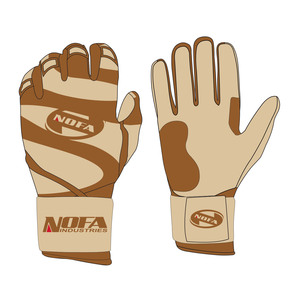 NOFA INDUSTRIES Pink Batting Gloves Ambidextrous <b>Hook</b> And Loop Closure Fashionable Training Gloves - Product Image 2