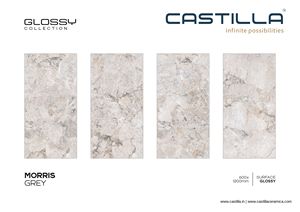 AZULEJOS PORCELANA ACRISTALADOS DISEÑO ITALIANO 600X1200MM MORRIS GRIS - Product Image 2