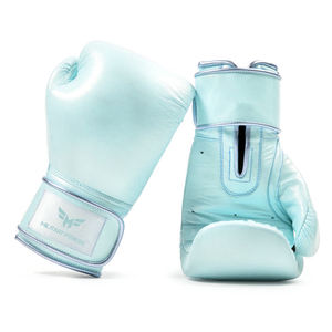 Guantes de boxeo de cuero genuino de la mejor calidad, venta al por mayor, guantes de boxeo con logotipo personalizado, guantes de boxeo para hombres y mujeres - Product Image 4