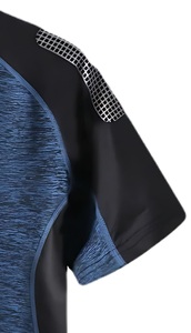 Camiseta de Punto de Algodón 100% para Hombre de Primera Calidad, Impresión de Logotipo Personalizado en la Parte Delantera, Cuello Redondo, Corte Regular Informal, Mangas Cortas, Lisa, de Secado Rápido - Product Image 2