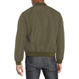 Blouson aviateur personnalisé 100% polyester léger de meilleure qualité blouson aviateur imperméable à la mode pour hommes patchwork OEM - Product Image 4