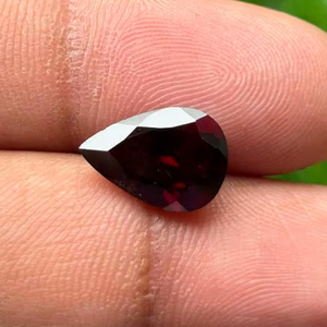 Piedra de corte de pera facetada granate rojo Natural pulido de alta calidad 13x9x6mm 4,80 quilates para la fabricación de joyas gema suelta calibrada - Product Image 4