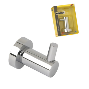 Maurer Gancio da Bagno Individuale in Acciaio Inossidabile 4x5x4 cm. - Product Image 1